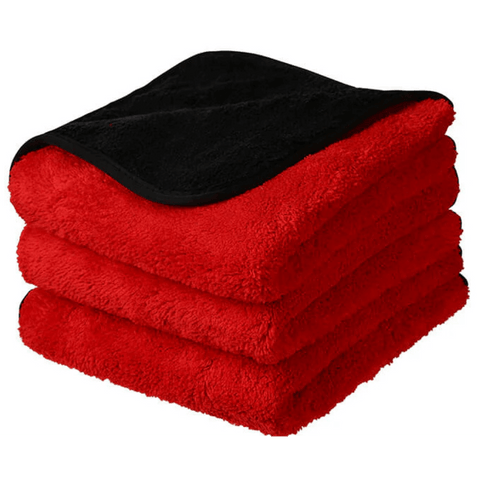 Microfiber Towels For Buffing - 820 GSM - 16 x 16 Inch Dual-Faced - By GORDON Car Care